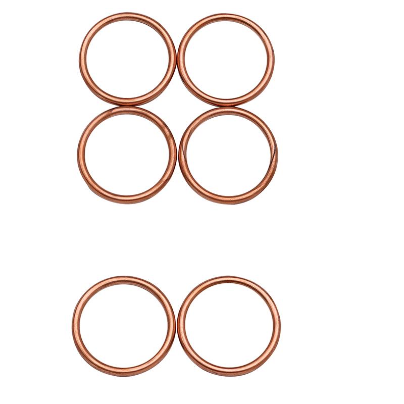 46MM Exhaust Pipe Header Muffler Gasket For Kawasaki KDX200 89-06 KDX220R 94-05 KDX220SR 94-99 KX125 87-93 ZR1100 92-06