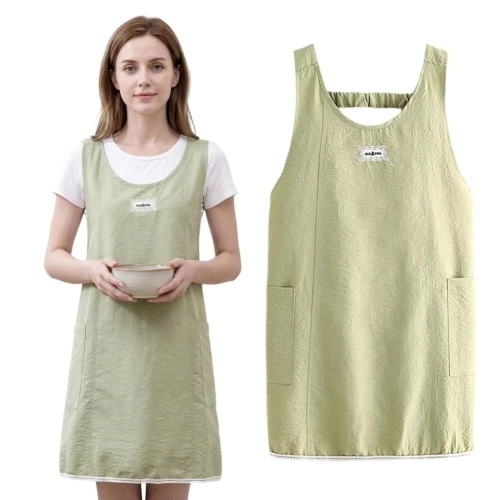 Lightweight Water-Resistant Apron Water-Resistant Breathable Apron Cotton-Linen Apron For Women