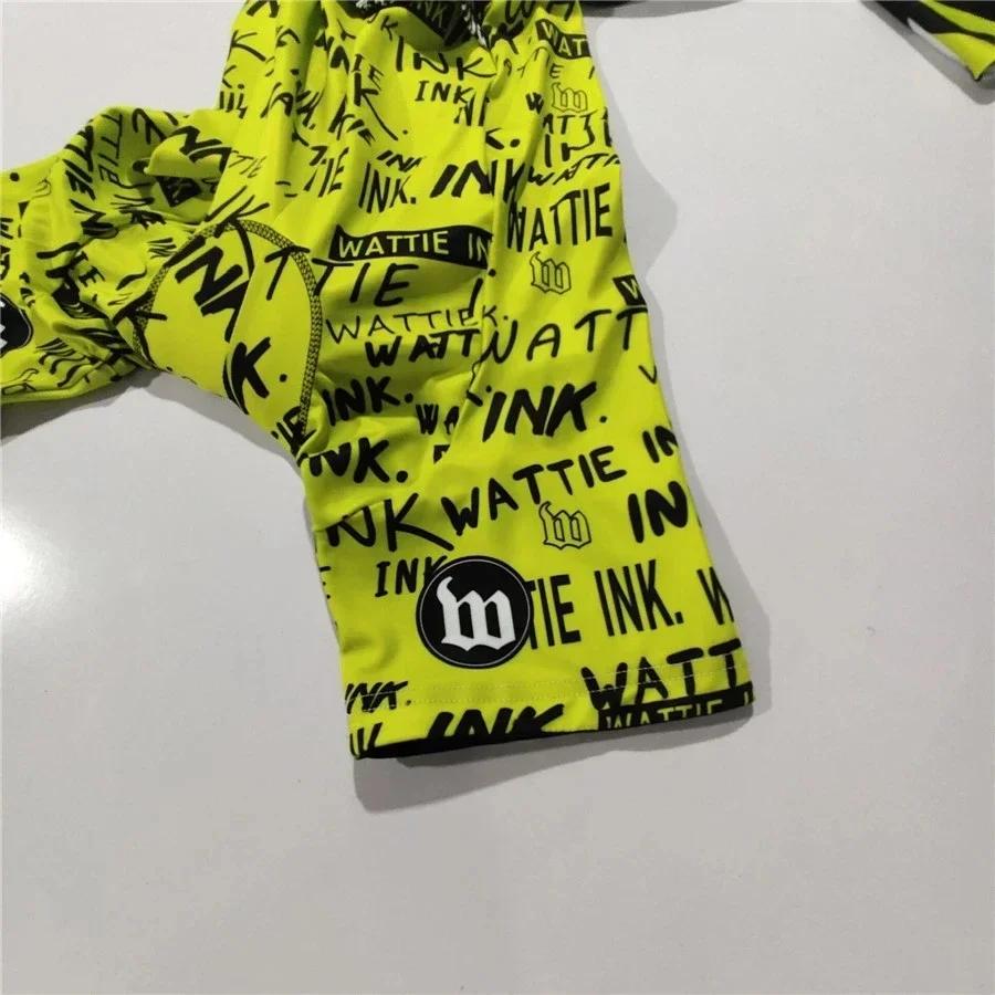 Wattie Ink Мужской Костюм для Велоспорта Велосипедная Майка Ropa Conjunto Ciclismo Hombre Спортивная Одежда для Велосипеда Обтягивающие Штаны Комплект Mtb Комбинезон Костюм для Триатлона