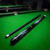 Two-Piece Pool Cue Modern Stick Graphic for Home Game Rooms