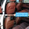 Car Left Right Seat Backrest Leather Pocket Cover For BMW 5 GT X5 X6 7 Series F10 F11 F07 F01 F02 F15 F16 730 735 740 2013-2020