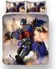 Transformers 3D Digital Printing Quilt Cover Sheet Three-Piece Bedding