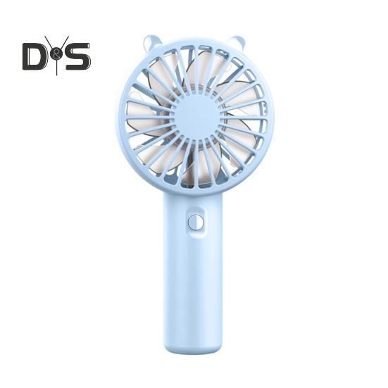 Портативный небольшой вентилятор с 3 настройками скорости Мощный воздушный поток Низкий уровень шума Карманный вентилятор с перезаряжаемой батареей USB