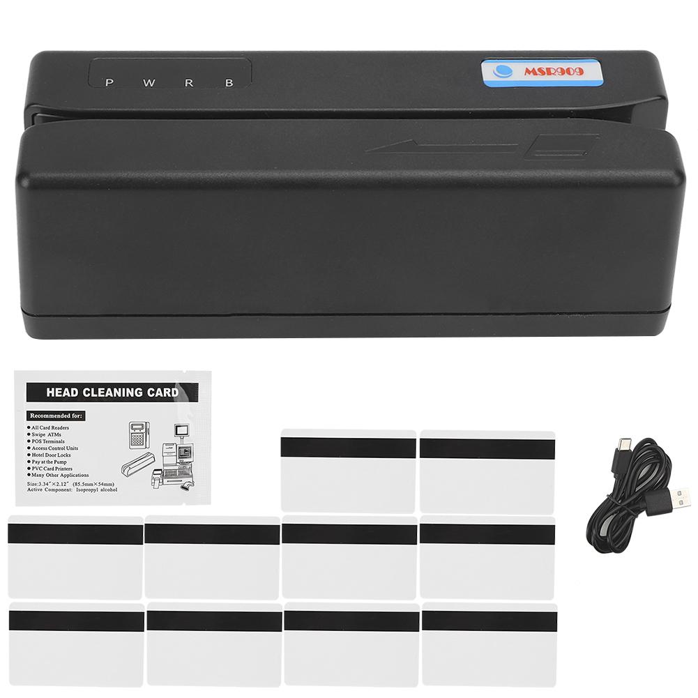 Устройство для чтения магнитных карт с тремя дорожками Msr909 для Windows 98 XP Vista