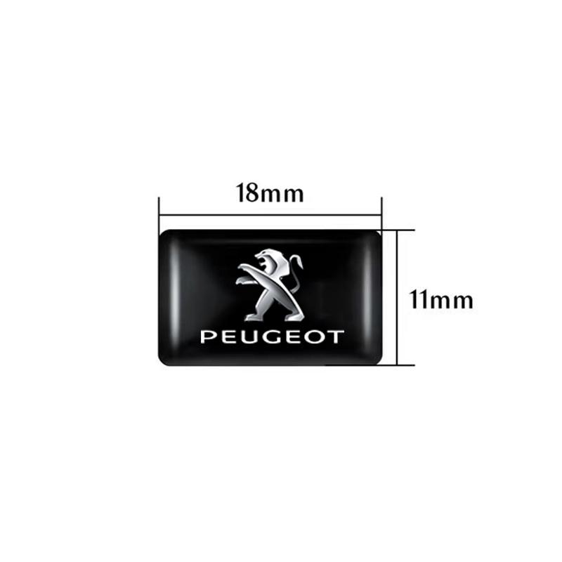 10Pcs Car Steering Wheel Sticker Badge Interior Decoration For Peugeot 607 106 208 3008 308 2008 F207 107 508 406 407 307 206 301