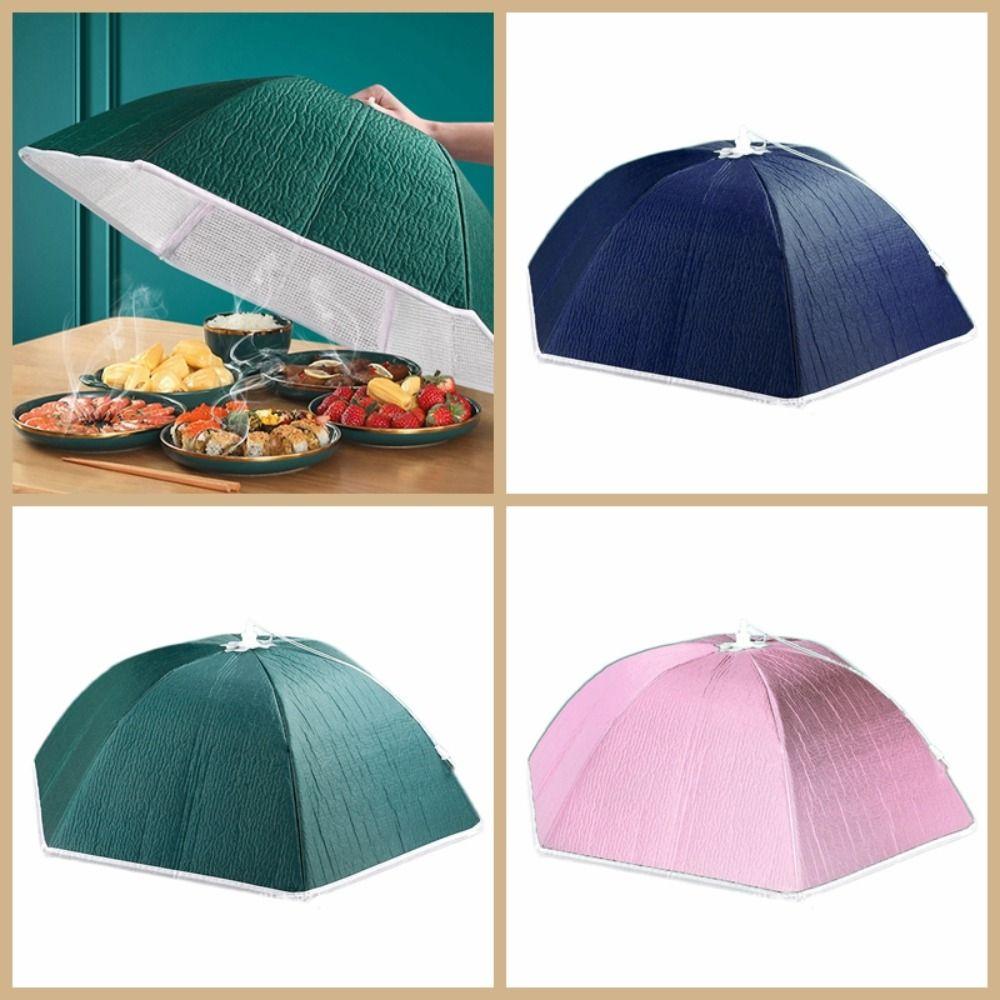 Waterproof Dish Cover Foldable Food Tent Umbrella Style Insulated Food Cover  Home