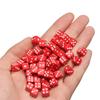 Plastic Standard Six Sided Decider Board Playing Game Gaming Drinking Dice Dices Entertainment Tool