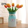 5 Pcs Simulated Tulip 34cm Artificial Tulip Fake Flowers Faux Tulip Bulk Mother's Day Gift for Vase Home Kitchen Wedding Spring Party Decorations