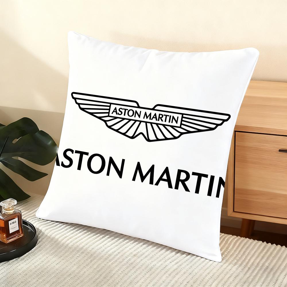 Роскошная наволочка для подушки A-Aston-S Martin, шелковистый короткий плюш, для домашнего дивана - Невидимая молния, домашний декор