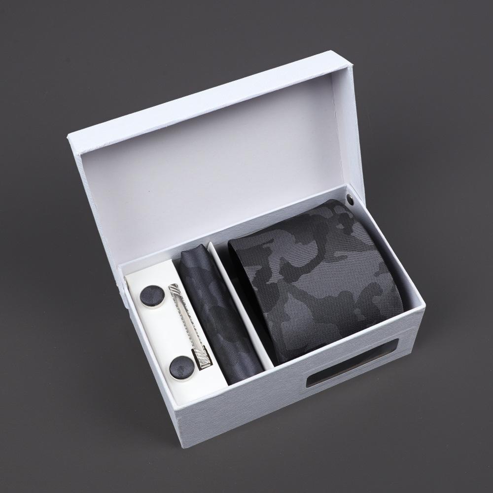 2025 Men'S Tie Premium Gift Box Jacquard Embroidered Tie Tie Logo Making