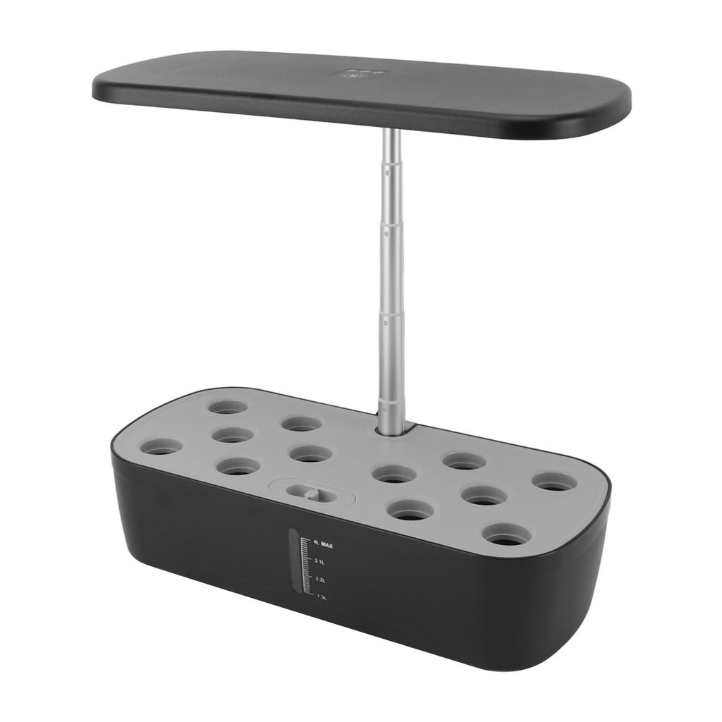 Indoor Garden Hydroponics Growing System 12 Pods Automatic Water Control with LED Light Hydroponic