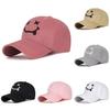 Весенне-осенняя вышитая бейсболка с выражением лица и солнцезащитным козырьком для мужчин и женщин для занятий спортом на открытом воздухе