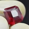 Natural Red Ruby Loose Gemstone 7.35 ct Square Shape for Jewelry Making and Gem Collections