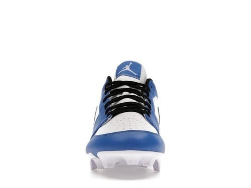Jordan 1 TD Шиповки Низкие Белые Черные Королевские - FJ6245-104