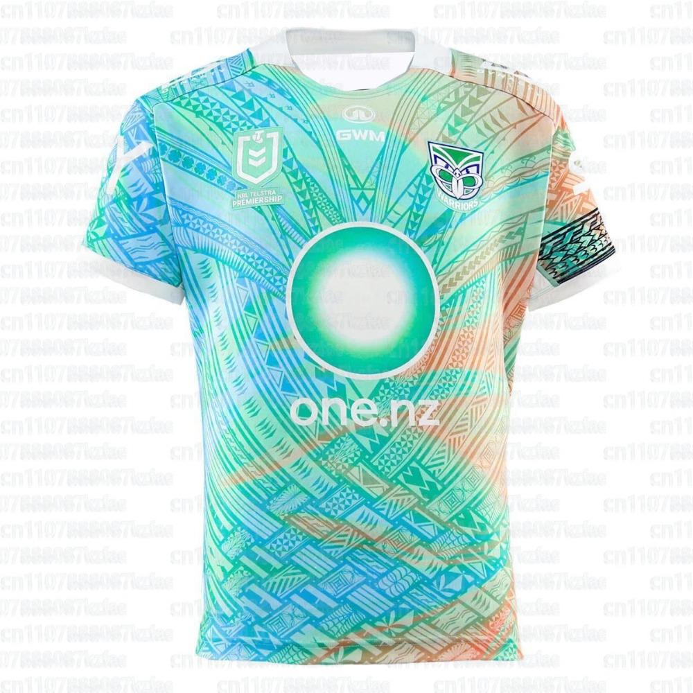 Летние распродажи 2026 Австралия NRL New Zealand Warriors Мужская домашняя форма Тренировочная форма Взрослая Семейная Быстросохнущая футболка
