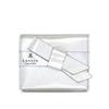 Lanvin Коллекция Лацкан Люкс Кошелек Чехол для монет 65-6630 Женский Серебряный