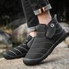 Fashion Slip-On Anti Male Winter Shoes Waterproof Men's Snow Boots Outdoor Hiking Cotton Shoe Fleece New In Fur Brands Comfortable Work