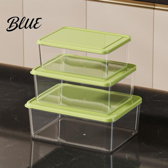 Refrigerator Organizer Container Storage Box with Lid