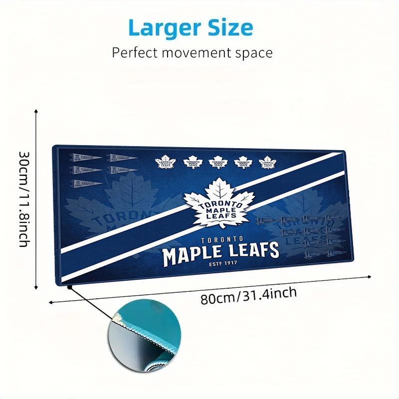 Toronto Maple Leafs Color Mouse Pad Large Gaming Table Cushion Non-slip Laptop Tablet Big Mousepad XXL Mat Mini PC Playmat With Lock edge