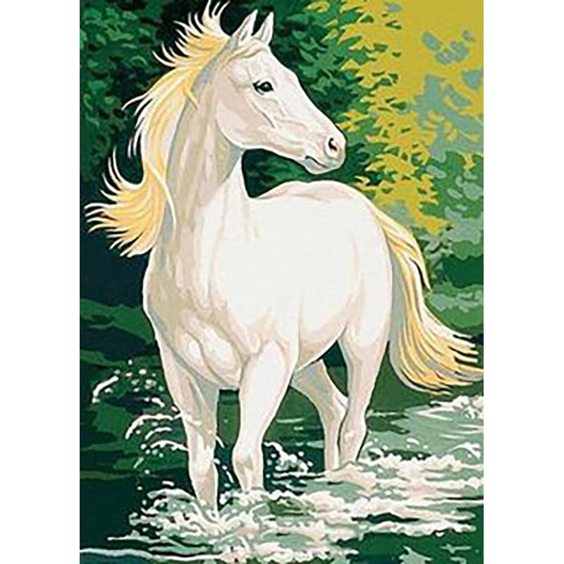 DIY Лошадь 5d алмазная живопись полная круглая дрель горный хрусталь животное Алмазная вышивка наборы крестиков настенное искусство домашний декор подарок