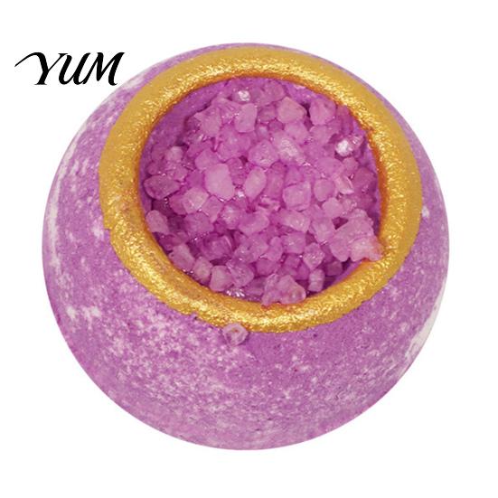 Bathing Accessories 100G Handmade Sea Salt Bath Bombs, Natural Plants Extract Essential Oils Fizzies Ball Ball, Dry Skin Moisturizing Shower for Women