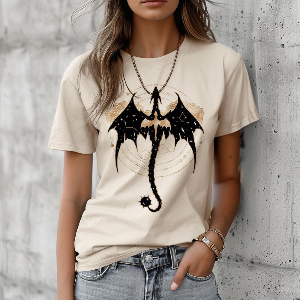 Dragon Tee Women Summer T-shirts Girl Harajuku Clothing