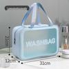 Large-Capacity Waterproof Frosted Makeup & Toiletry Bag