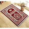 Islamic Floral Prayer Mat, Easy-to-clean Muslim Worship Rug, Foldable Skin-friendly and Wear-resistant Kneeling Blanket