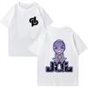 Rapper Jul DOR ET DE PLATINE Tshirt Unisex Women Clothing Fashion Hip Hop YK Shirt Vintage High Quality Cotton Short Sleeve Tops