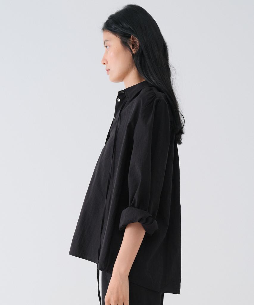 CENTAUR.KR Shirring String Blouse_Black