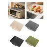 Premium Kitchen Drainage Pad For Quick Drying Multipurpose Sloped Silicone Base Drying Mat for Home Use