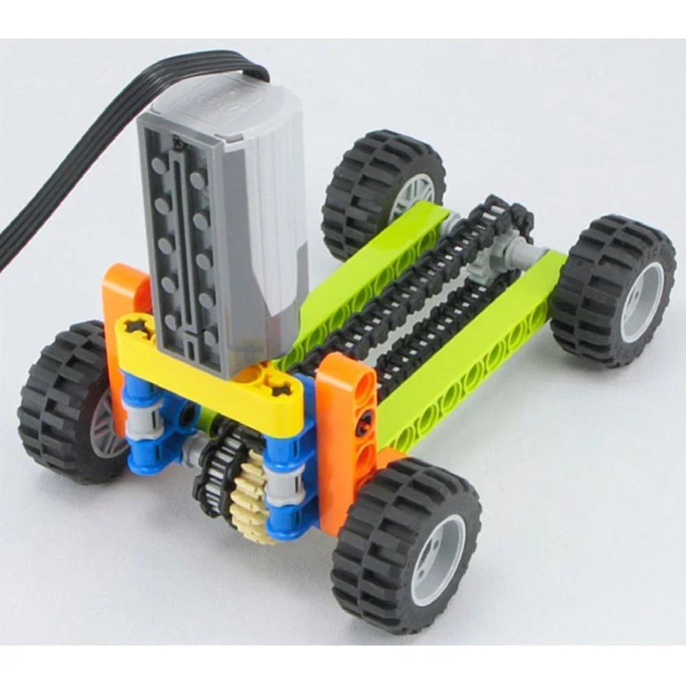 Совместимый с Lego Technic Набор гусениц и колес с шестернями и осями Гусеничный ход для 3711 3873 57518 88323 15379 14696