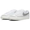 Nike Blazer Low 77 Белые серебристо-металлические женские кроссовки DC4769-113