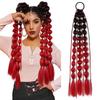 with Hair Tie Kids Bubble Ponytail Extension 20" Ombre Crazy Hair Day Accessories