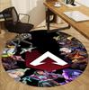 Apex Legends Pattern Round Rug, Indoor/Outdoor Mat, for Picnic, Gameroom, Bedroom, Office, Living Room, Home Decor Carpet, Birthday Gift