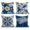 Домашний декор Чехлы на декоративные подушки с цветочным узором Чехол для подушки с узором Подходит для дивана Спальни Автомобиля Наволочка