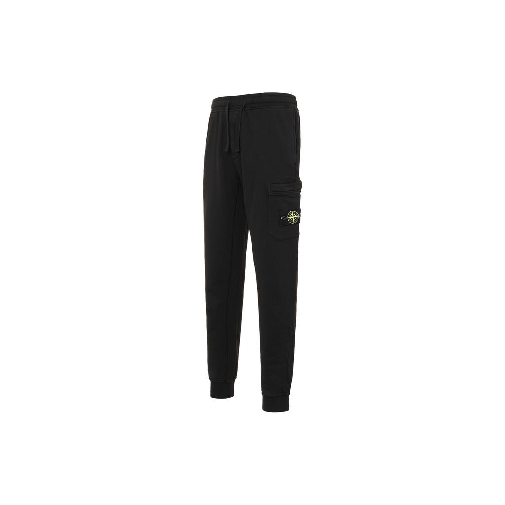 STONE ISLAND Classic Sweatpant Black Men Bottoms 721564551-V0029