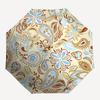 1pc Paisley Floral Pattern Automatic Folding Umbrella - Portable Collapsible Design, 8-Rib Iron Frame, Durable Fabric yy251125045