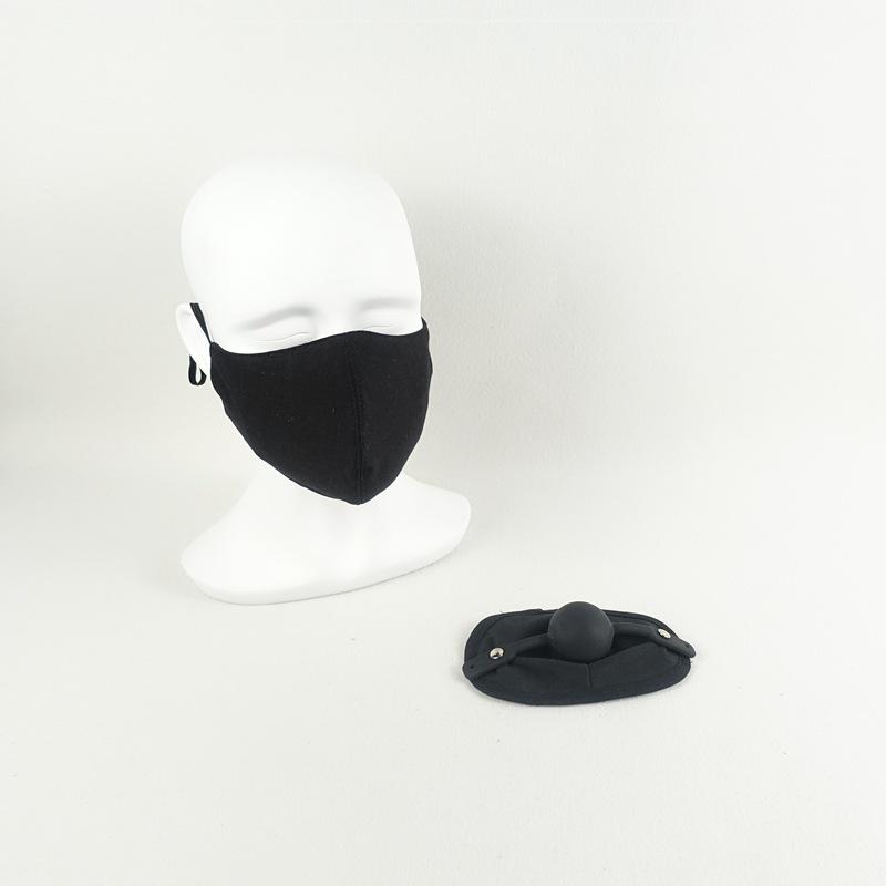 Сменный уличный кинки-кляп-маска и невидимый шар SM-набор для взрослых