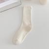 1 пара черно-белых женских носков, осенне-зимние носки среднего размера, корейские японские трендовые носки