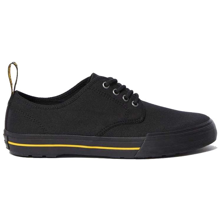 Dr. Martens Unisex Pressler Canvas Black Lace Up Casual Shoes 21951001