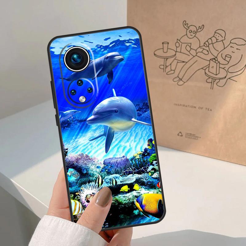 Милый Дельфин Океан Для Honor Magic 8 Pro 5 6 7 Lite Чехол Для Honor Win RT 200 400 50 70 90 X8b X9a X9b X9c X9d