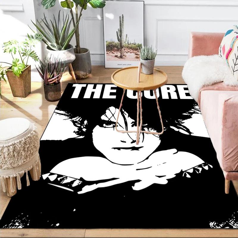 The Cure Band Portraits Area Rug Suitable for Indoor And Outdoor,Carpets for Kitchens, Homes, Offices, Living Rooms,Home Decor,Christmas Gift