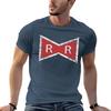 Red Ribbon Army Logo vintage effect TShirt Simple Casual Short Sleeve Cotton TShirt