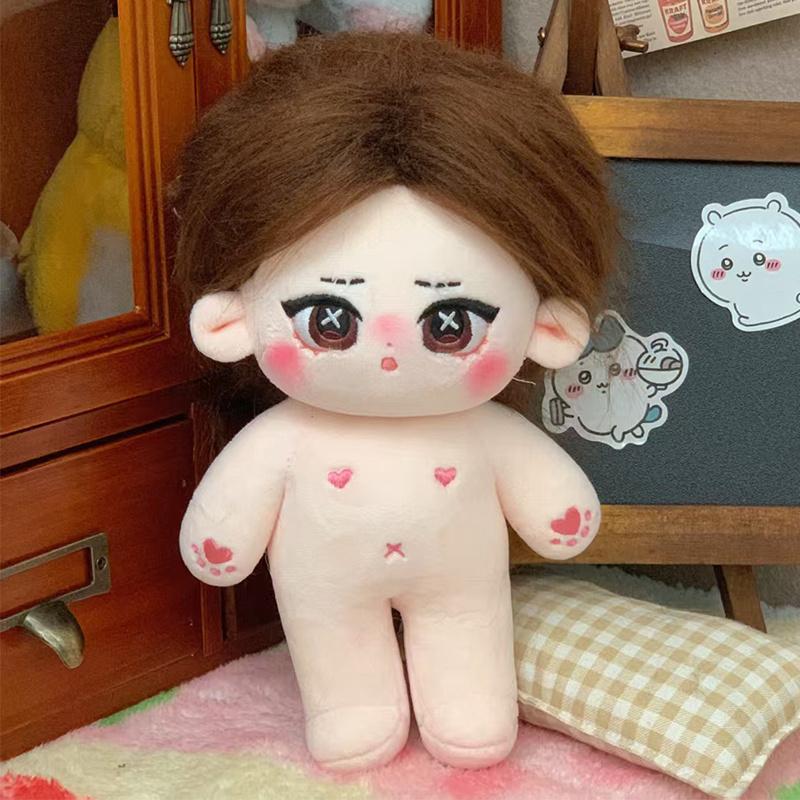 20 см Каваи Аниме Игра Одетая Хлопковая Кукла Косплей Мягкая DIY Плюшевая Кукла Может Менять Одежду Милый Подарок на День Рождения для Детей