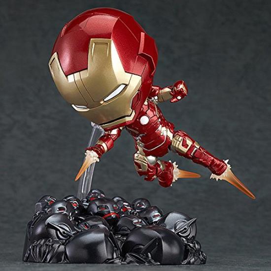 Nendoroid Age of Ultron Iron Man Mark 43 Edition Ultron Sentry ABS PVC painted action figure Avengers Hero's + Set, non-scale &