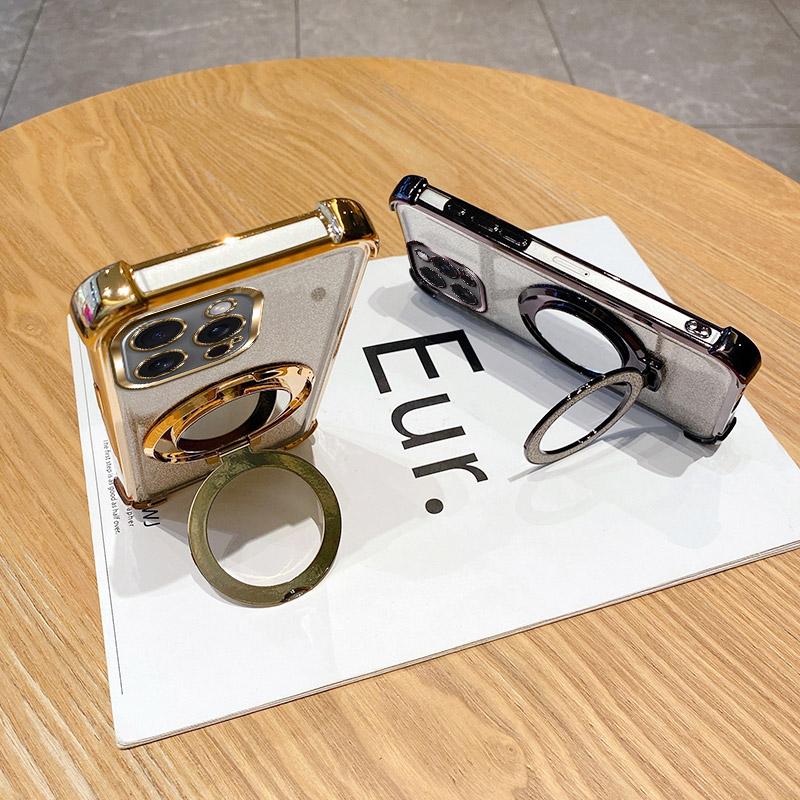 Противоударный чехол для телефона 6D с блестящим зеркальным кольцом для Google Pixel 7 8 9 10 Pro XL Google Pixel 9A 8A 7A 10 9 8 7 Pro 5G Мягкая накладка