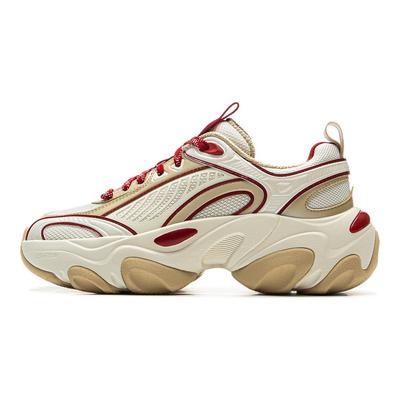 Кроссовки Li Ning Butterfly Runner мягкие, удобные, модные, нескользящие, износостойкие, с низким верхом, повседневные туфли, женские, светло-красные, AZGV012-4
