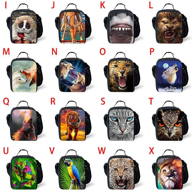 Ланч-боксы для животных для школы, детские, для мальчиков, переноски для еды с мягкой ручкой для путешествий