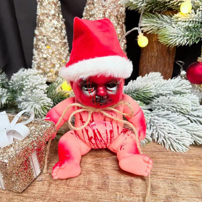 Horror Ghost Baby Hanging Doll Halloween Bar Ghost Courtyard Horror Doll Prop Ghost Festival Happy Halloween Day 2025 Decoration